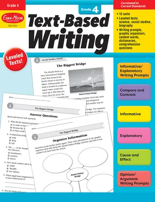 Écriture à partir d'un texte, Grade 4 Teacher Resource - Text-Based Writing, Grade 4 Teacher Resource