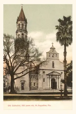 Journal d'époque Cathédrale, St. Augustine, Floride - Vintage Journal Cathedral, St. Augustine, Florida