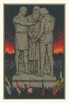 Journal d'époque Statue de la confrérie allemande - Vintage Journal German Brotherhood Statue