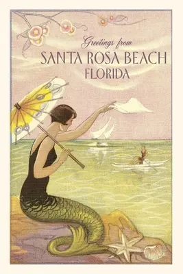 Journal d'époque Sirène de Santa Rosa Beach - Vintage Journal Santa Rosa Beach Mermaid