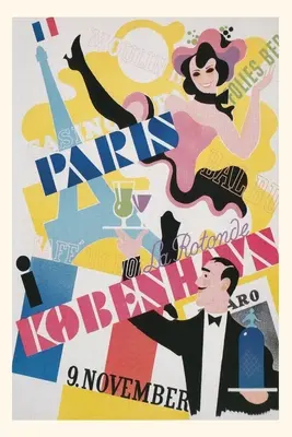 Journal d'époque Affiche pour Paris Follies à Copenhague - Vintage Journal Poster for Paris Follies in Copenhagen