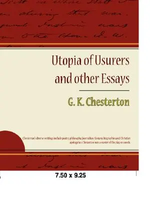 L'Utopie des Usuriers et autres essais - Utopia of Usurers and Other Essays