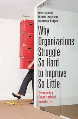 Pourquoi les organisations luttent si fort pour s'améliorer si peu : Surmonter l'immaturité organisationnelle - Why Organizations Struggle So Hard to Improve So Little: Overcoming Organizational Immaturity