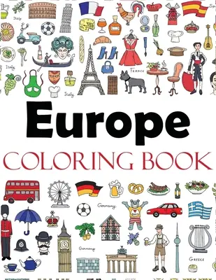 Livre de coloriage Europe - Europe Coloring Book