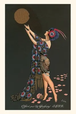 Journal d'époque Femme costumée et sceau d'or - Vintage Journal Costumed Woman and Gold Seal