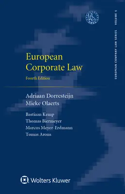 Droit européen des sociétés - European Corporate Law