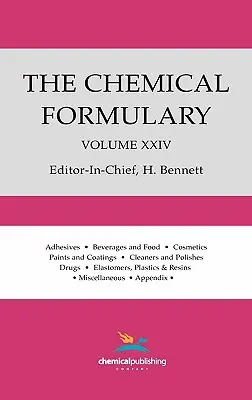 Le formulaire chimique, volume 24 - The Chemical Formulary, Volume 24