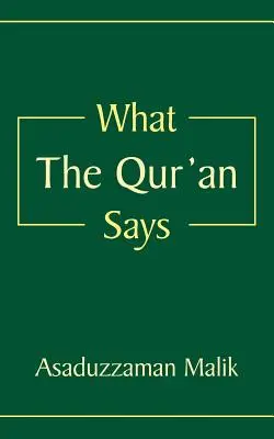 Ce que dit le Coran - What the Qur'an Says