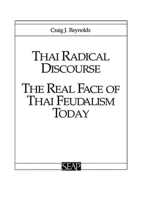 Le discours radical thaïlandais - Thai Radical Discourse