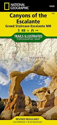 Canyons of the Escalante (carte) [Grand Staircase-Escalante National Monument] - Canyons of the Escalante Map [Grand Staircase-Escalante National Monument]