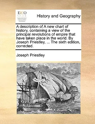 Description d'une nouvelle carte de l'histoire, contenant une vue des principales révolutions de l'empire qui ont eu lieu dans le monde. par Joseph Priest - A Description of a New Chart of History, Containing a View of the Principal Revolutions of Empire That Have Taken Place in the World. by Joseph Priest