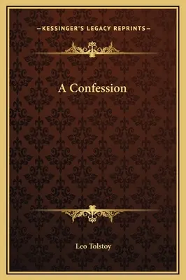 Une confession - A Confession