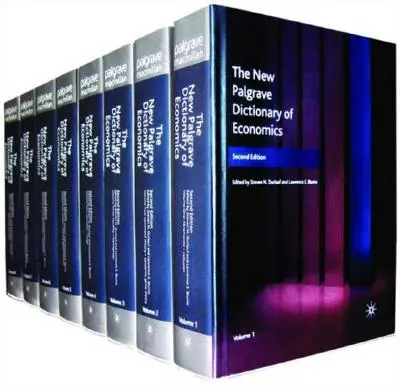 Le nouveau dictionnaire Palgrave de l'économie - The New Palgrave Dictionary of Economics