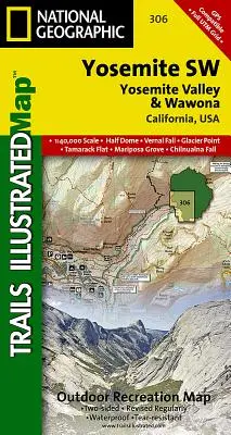 Yosemite Sw : Yosemite Valley et Wawona (carte) - Yosemite Sw: Yosemite Valley and Wawona Map