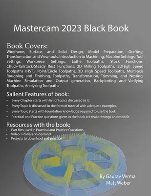 Livre noir de Mastercam 2023 : 3ème édition - Mastercam 2023 Black Book: 3rd Edition