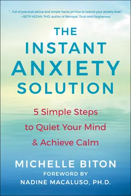 La solution instantanée à l'anxiété : 5 étapes simples pour apaiser votre esprit et atteindre le calme - The Instant Anxiety Solution: 5 Simple Steps to Quiet Your Mind & Achieve Calm