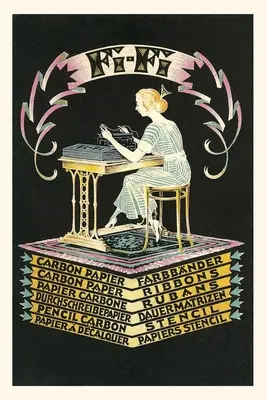 Journal d'époque Secrétaire avec papier carbone Fi-Fi - Vintage Journal Secretary with Fi-Fi Carbon Paper