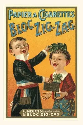 Journal d'époque Publicité pour les papiers à cigarettes Zig-Zag - Vintage Journal Advertisement for Zig-Zag Cigarette Papers