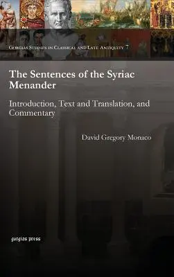 Les sentences du Ménandre syriaque - The Sentences of the Syriac Menander