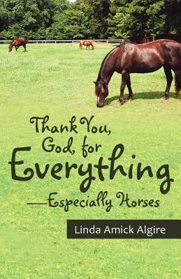 Merci, Dieu, pour tout, et surtout pour les chevaux - Thank You, God, for Everything-Especially Horses