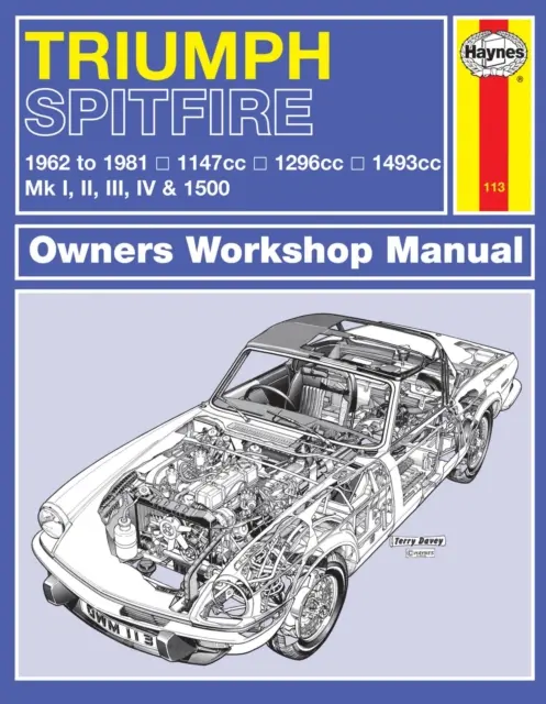 Manuel d'atelier du propriétaire de Triumph Spitfire - Triumph Spitfire Owner's Workshop Manual