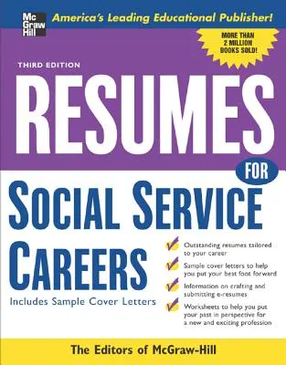 C.V. pour les carrières dans les services sociaux - Resumes for Social Service Careers