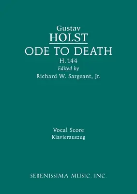 Ode à la mort, H.144 : partition vocale - Ode to Death, H.144: Vocal score