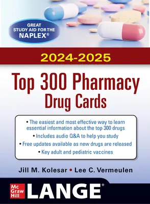 McGraw Hill's 2024/2025 Top 300 Pharmacy Drug Cards (en anglais) - McGraw Hill's 2024/2025 Top 300 Pharmacy Drug Cards