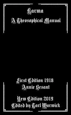 Karma : Un manuel théosophique - Karma: A Theosophical Manual