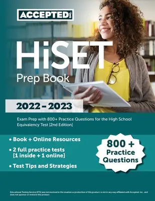 HiSET Prep Book 2022-2023 : Préparation à l'examen avec plus de 800 questions pratiques pour le High School Equivalency Test [2ème édition]. - HiSET Prep Book 2022-2023: Exam Prep with 800+ Practice Questions for the High School Equivalency Test [2nd Edition]