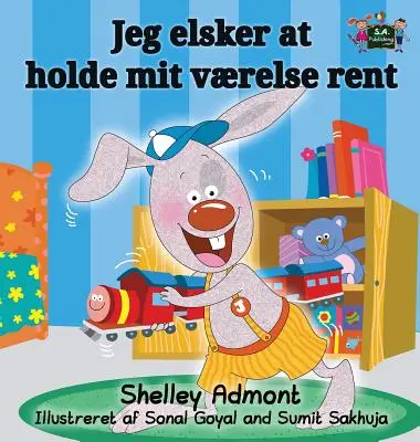 J'aime garder ma chambre propre : Édition danoise - I Love to Keep My Room Clean: Danish Edition