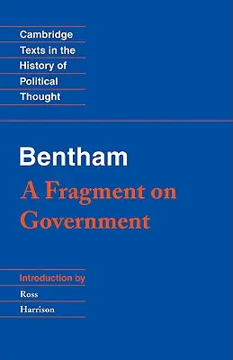 Bentham : Un fragment sur le gouvernement - Bentham: A Fragment on Government