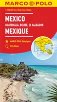 Carte Marco Polo du Mexique - Inclut le Guatemala, le Belize et le Salvador - Mexico Marco Polo Map - Includes Guatemala, Belize and El Salvador