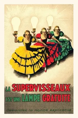 Journal d'époque Danseuses flamenco avec ampoules électriques - Vintage Journal Flamenco Dancers with Light Bulbs