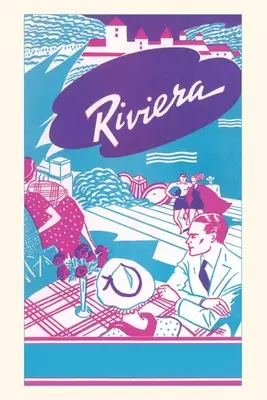 Journal d'époque Affiche de voyage Riviera - Vintage Journal Riviera Travel Poster