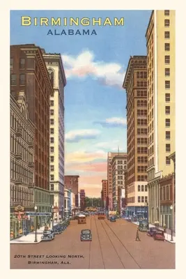 Journal d'époque Centre-ville de Birmingham - Vintage Journal Downtown Birmingham