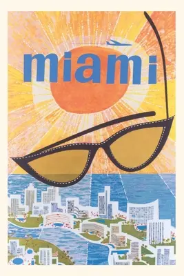Journal d'époque Affiche de voyage à Miami - Vintage Journal Miami Travel Poster