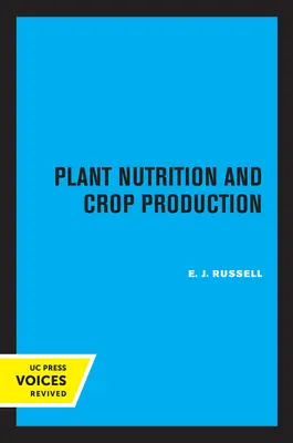 Nutrition des plantes et production végétale - Plant Nutrition and Crop Production