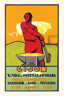 Journal d'époque Homme avec enclume, Gijon - Vintage Journal Man with Anvil, Gijon