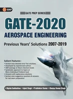 GATE 2020 - Ingénierie aérospatiale - 13 années de documents résolus par section 2007-19 - GATE 2020 - Aerospace Engineering - 13 Years' Section-wise Solved Paper 2007-19