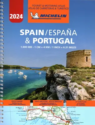 Atlas routier Michelin Espagne et Portugal 2024 - Michelin Spain & Portugal Road Atlas 2024