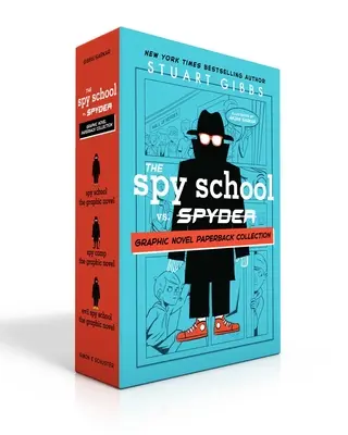 La collection de romans graphiques Spy School vs. Spyder (coffret) : Spy School le roman graphique ; Spy Camp le roman graphique ; Evil Spy School le roman graphique ; Evil Spy School le roman graphique. - The Spy School vs. Spyder Graphic Novel Paperback Collection (Boxed Set): Spy School the Graphic Novel; Spy Camp the Graphic Novel; Evil Spy School th