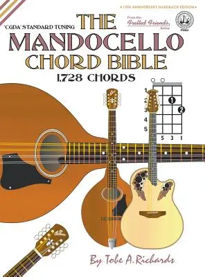 La bible des accords de Mandocello : CGDA accordage standard 1,728 accords - The Mandocello Chord Bible: CGDA Standard Tuning 1,728 Chords