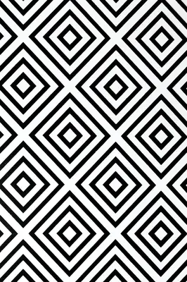 Carnet de notes classique à couverture rigide : 256 pages lignées, noir et blanc Géométrique : 256 pages lignées, noir et blanc - Hardcover Classic Notebook: 256 Lined Page Notebook, 7-x-10-inch, Black and White Geometric: 256 Lined Page Notebook, 7-x-10-inch, Black and White