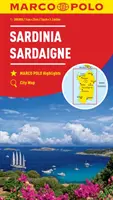 Sardaigne (carte Marco Polo) - Sardinia Marco Polo Map