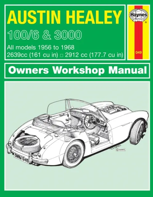 Manuel d'atelier du propriétaire Austin Healey 100 - Austin Healey 100 Owners Workshop Manual