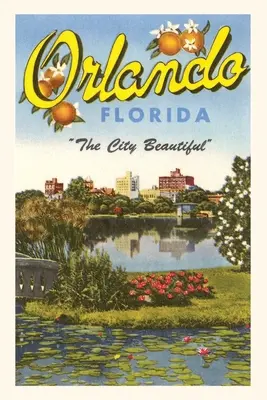 Journal d'époque Vue d'Orlando, Floride - Vintage Journal View of Orlando, Florida