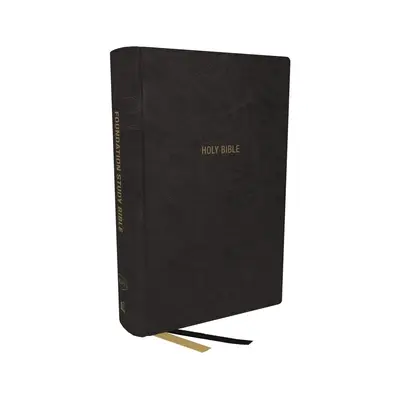 Kjv, Foundation Study Bible, Large Print, Leathersoft, Black, Red Letter, Comfort Print : Sainte Bible, version du roi Jacques - Kjv, Foundation Study Bible, Large Print, Leathersoft, Black, Red Letter, Comfort Print: Holy Bible, King James Version