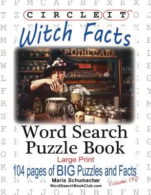 Encerclez-le, sorcière, faits, mots cachés, livre de puzzles - Circle It, Witch Facts, Word Search, Puzzle Book