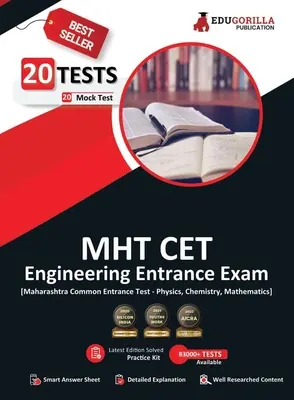 MHT CET Engineering Exam 2023 - Mathematics, Physics and Chemistry (PCM Group) - 20 Mock Tests (1500 Solved Questions) avec accès gratuit au test en ligne - MHT CET Engineering Exam 2023 - Mathematics, Physics and Chemistry (PCM Group) - 20 Mock Tests (1500 Solved Questions) with Free Access To Online Test